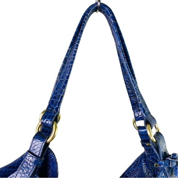 Brahmin Blue Croc Embossed Leather Tote Bag
Jaqueline - Picture 4 of 11
